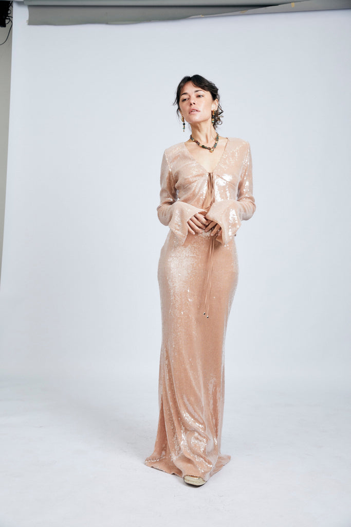 Chunky Unakite Gold Necklace - Nakamol