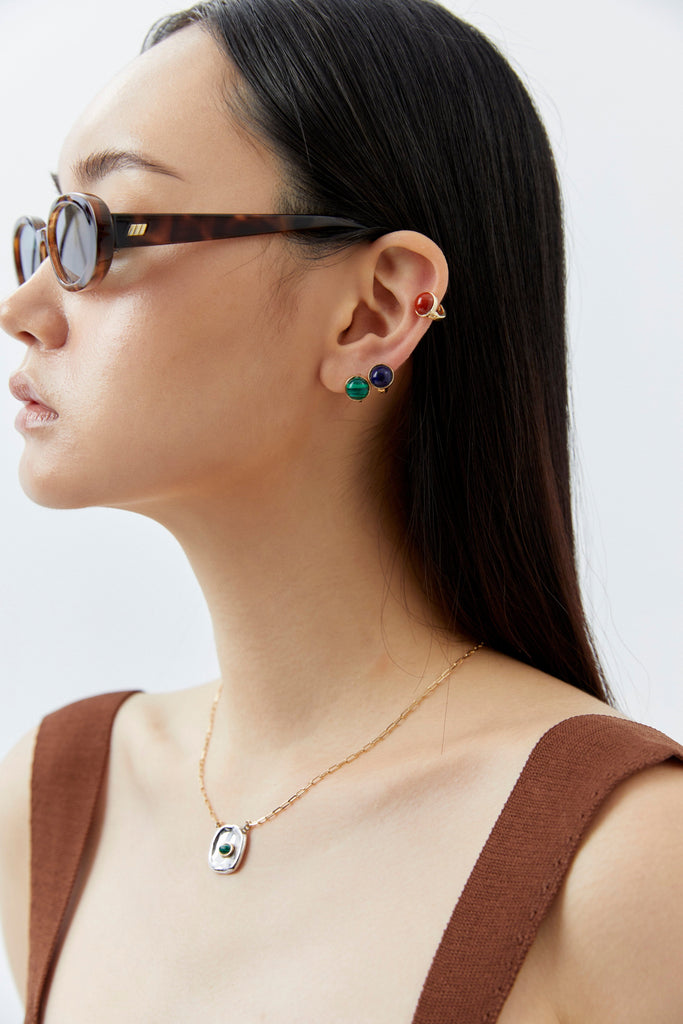 Brown Jasper Jelly Earrings - Nakamol