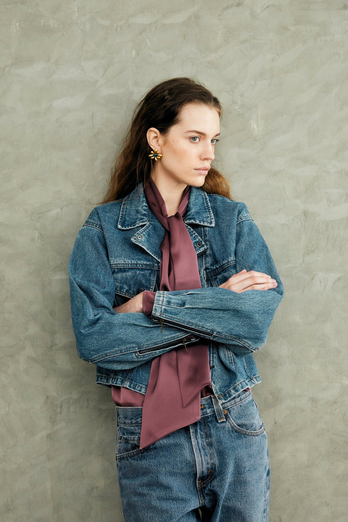 Blue Flora Earrings - Nakamol