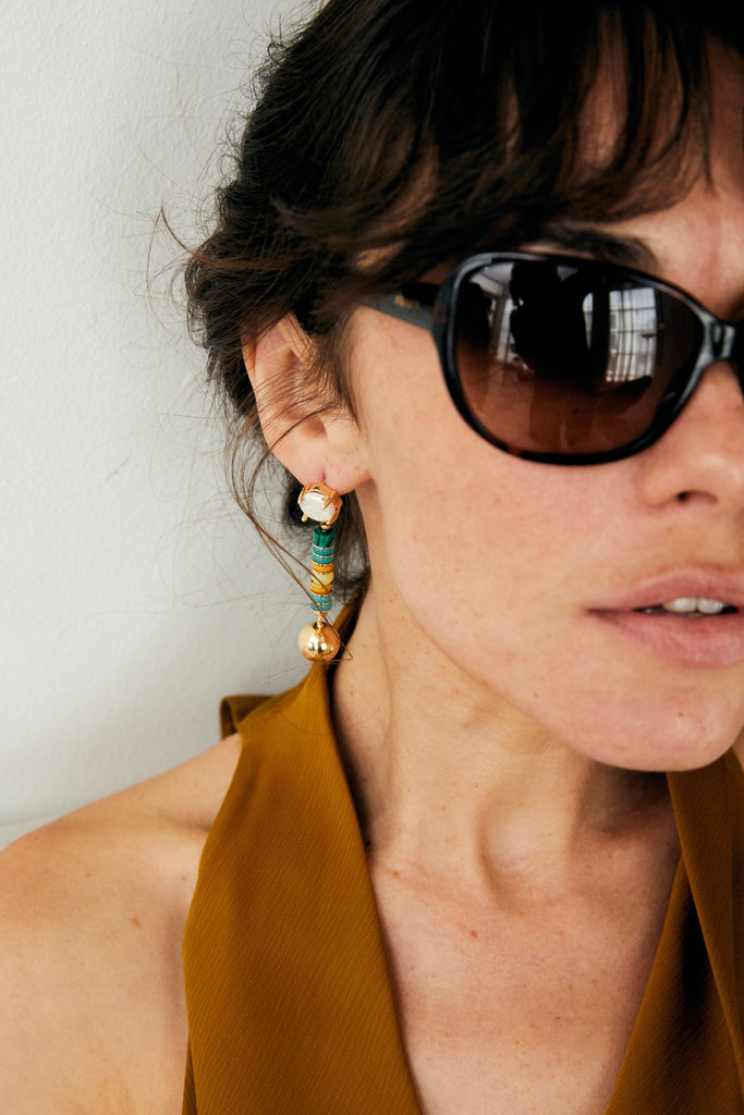 Sunset Beads Drop Earrings - Nakamol