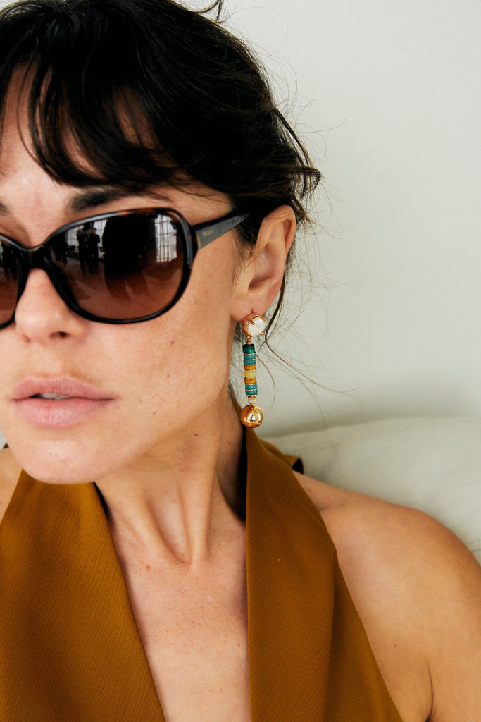 Sunset Beads Drop Earrings - Nakamol