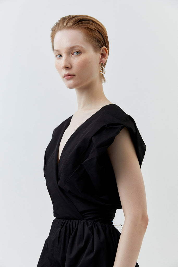 White Pearl Teardrop Earrings - Nakamol