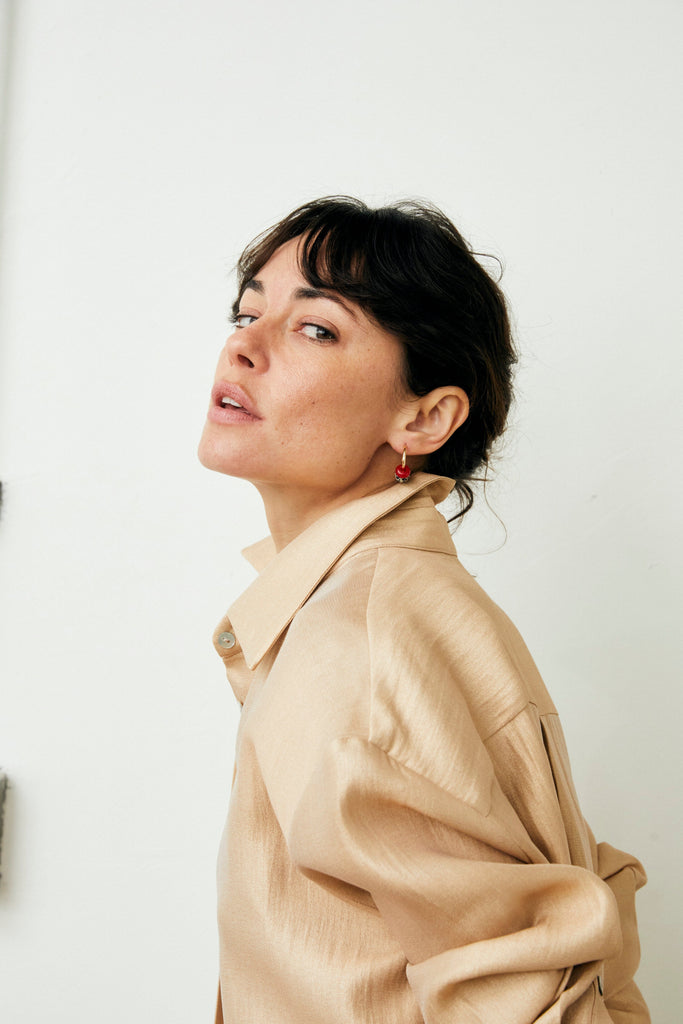 Festive Stone Huggie Earrings - Nakamol