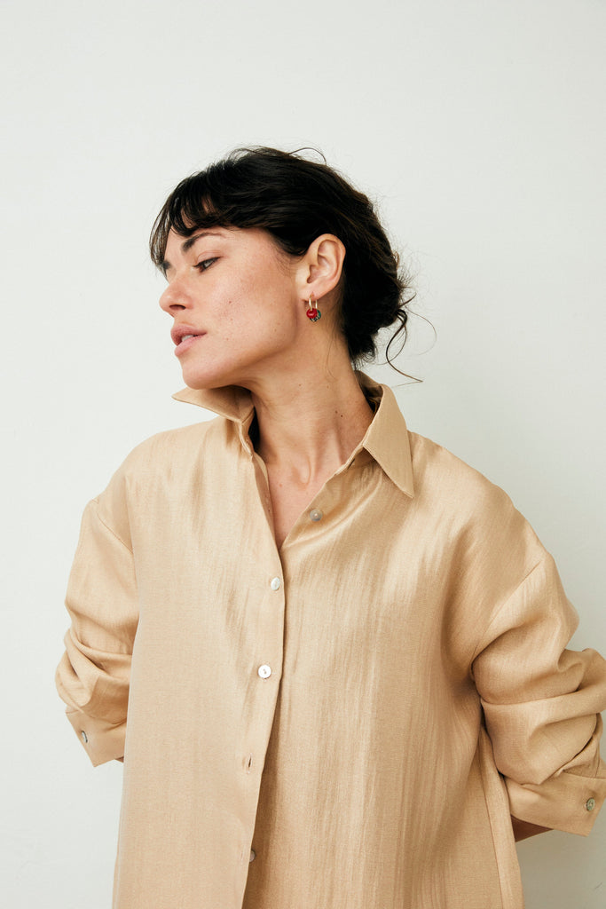 Festive Stone Huggie Earrings - Nakamol