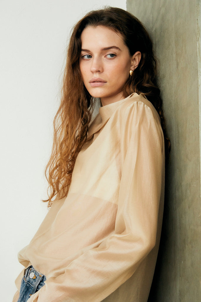 Dark Brown Bar Drop Earrings - Nakamol