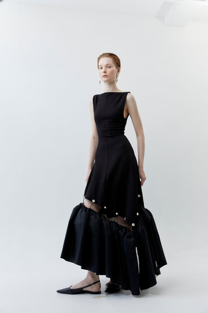 White Pearl Drop Rhodium Earrings - Nakamol