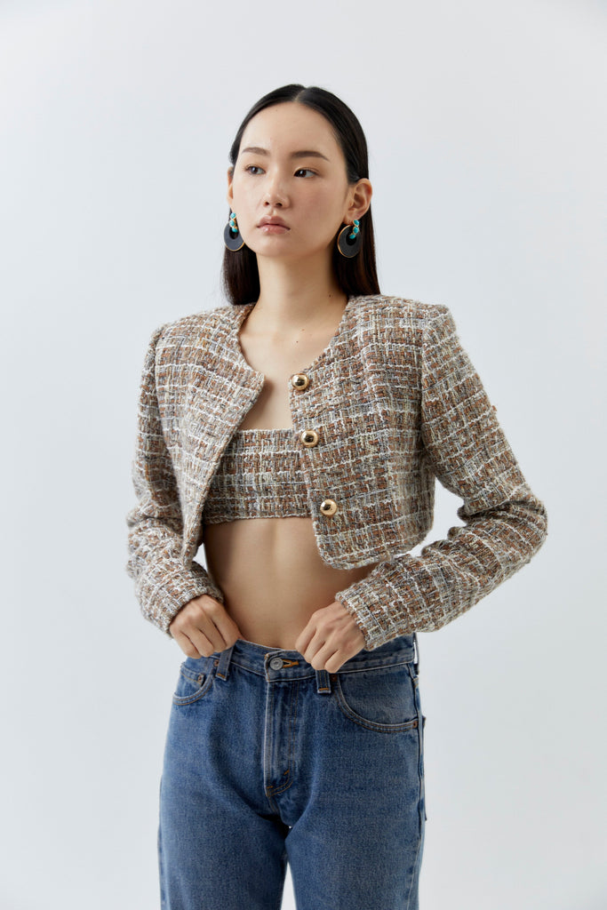 Black Disc Turquoise Round Earrings - Nakamol