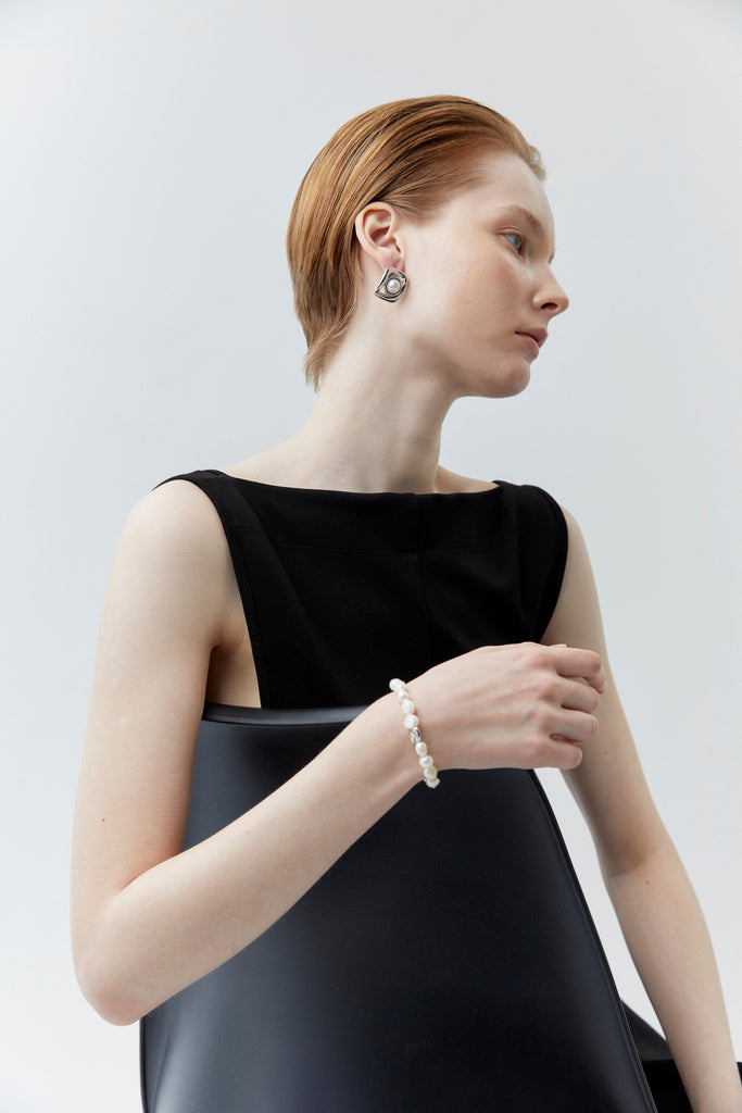 Chunky White Pearl Bracelet - Nakamol