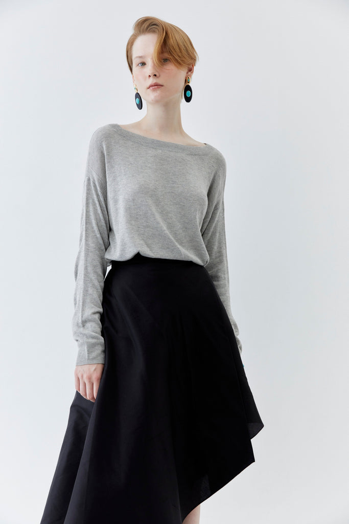 Turquoise Drop Elongated Black Earrings - Nakamol