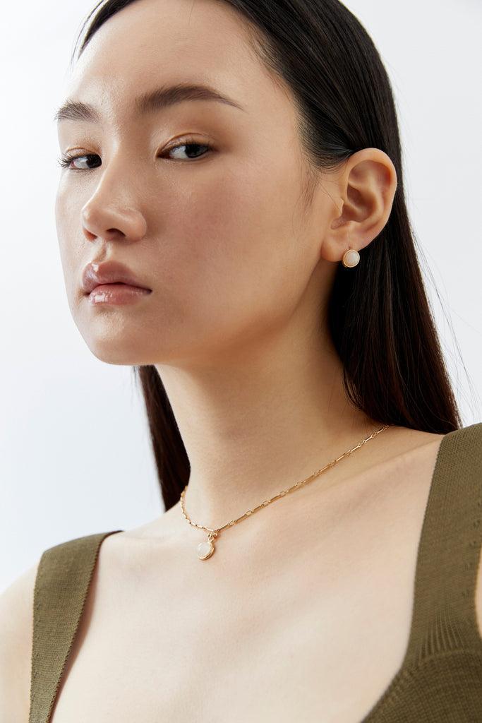 Rose Quartz Jelly Earrings - Nakamol