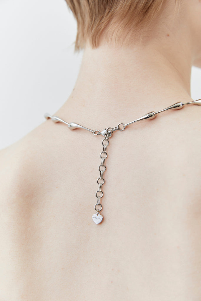 Pearl Rhodium Short Necklace - Nakamol