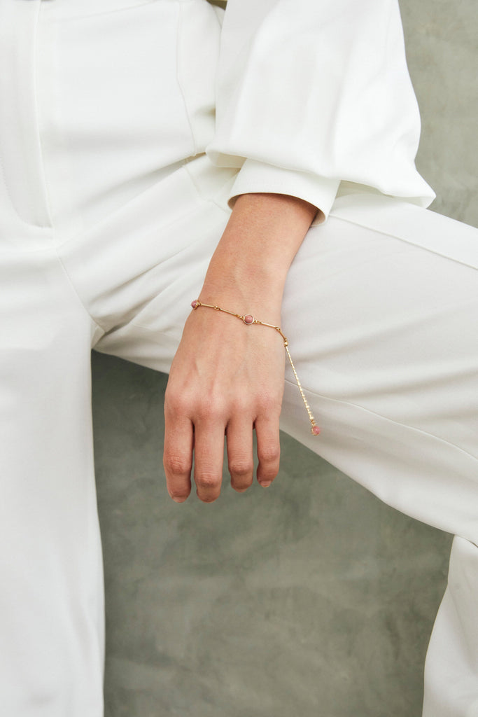 Nude Stone Gold Bracelet - Nakamol
