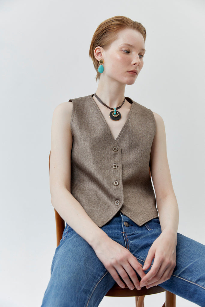 Turquoise Gold Drop Earrings - Nakamol