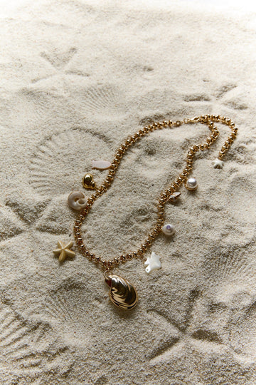 Sandy Shell Charm Necklace - Nakamol