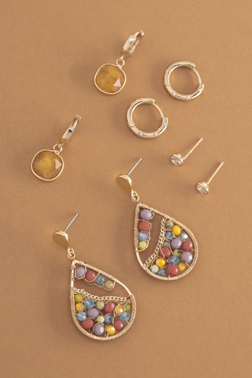 Sunrise Mix Set Earrings - Nakamol