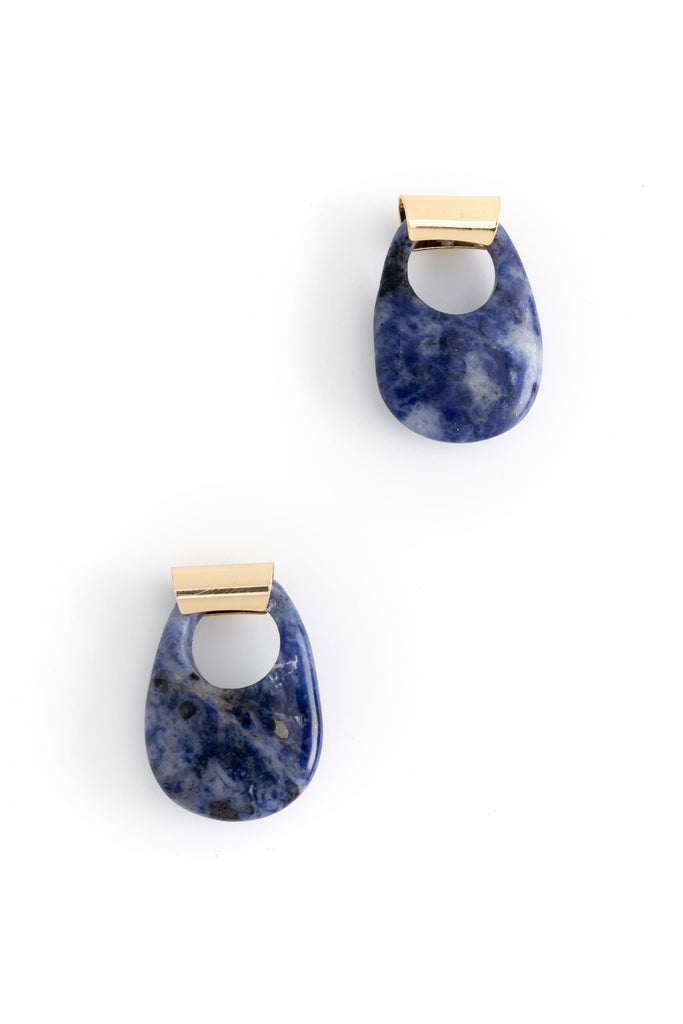 Sodalite Geometrical Earrings - Nakamol