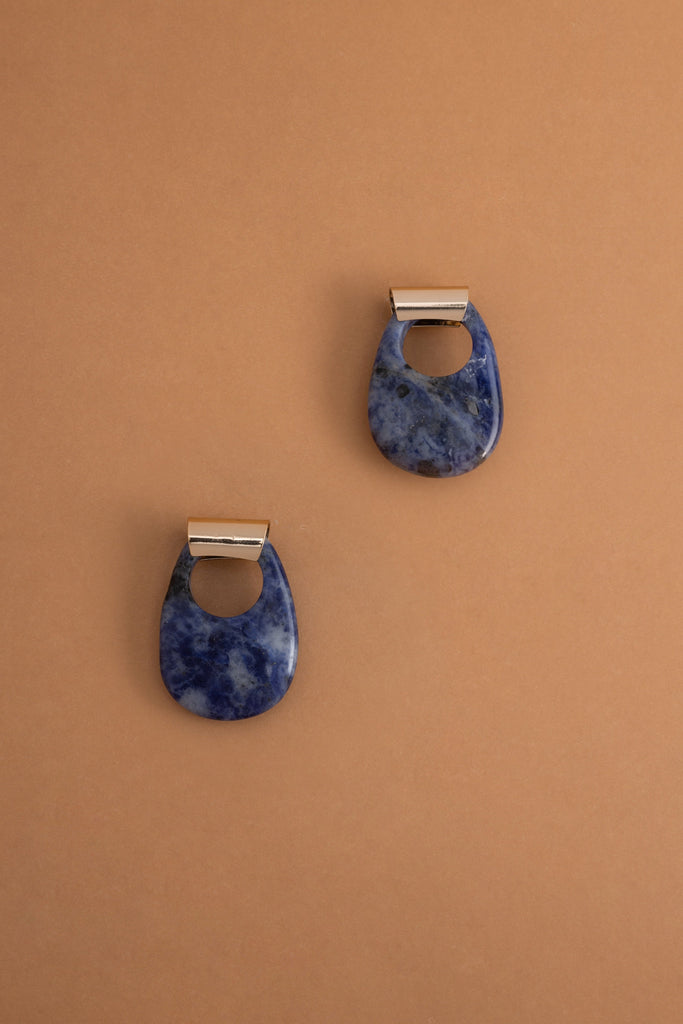 Sodalite Geometrical Earrings - Nakamol
