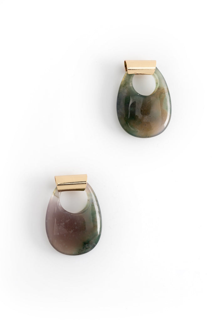 Unakite Geometrical Earrings - Nakamol