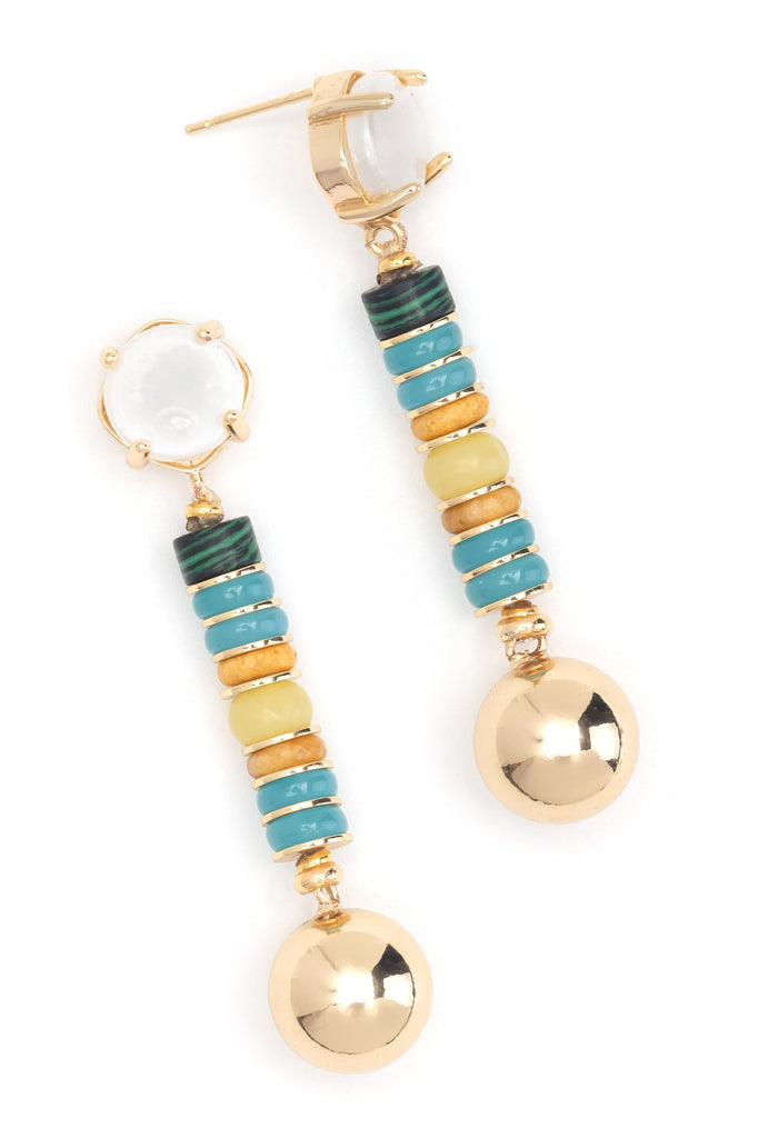 Sunset Beads Drop Earrings - Nakamol