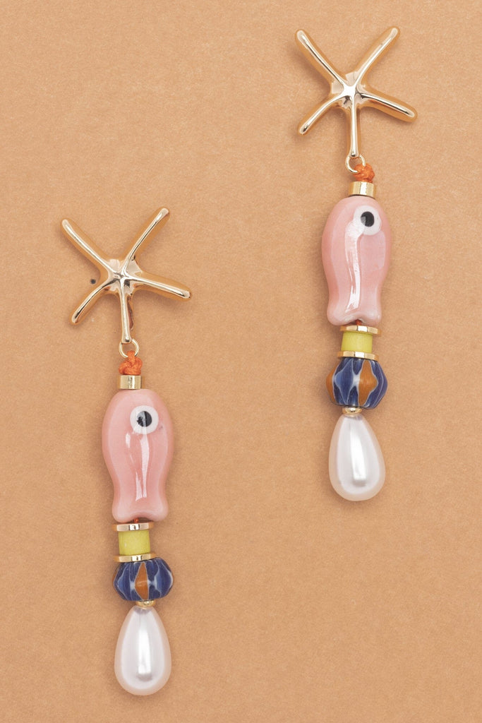 Sea World Star Drop Earrings - Nakamol
