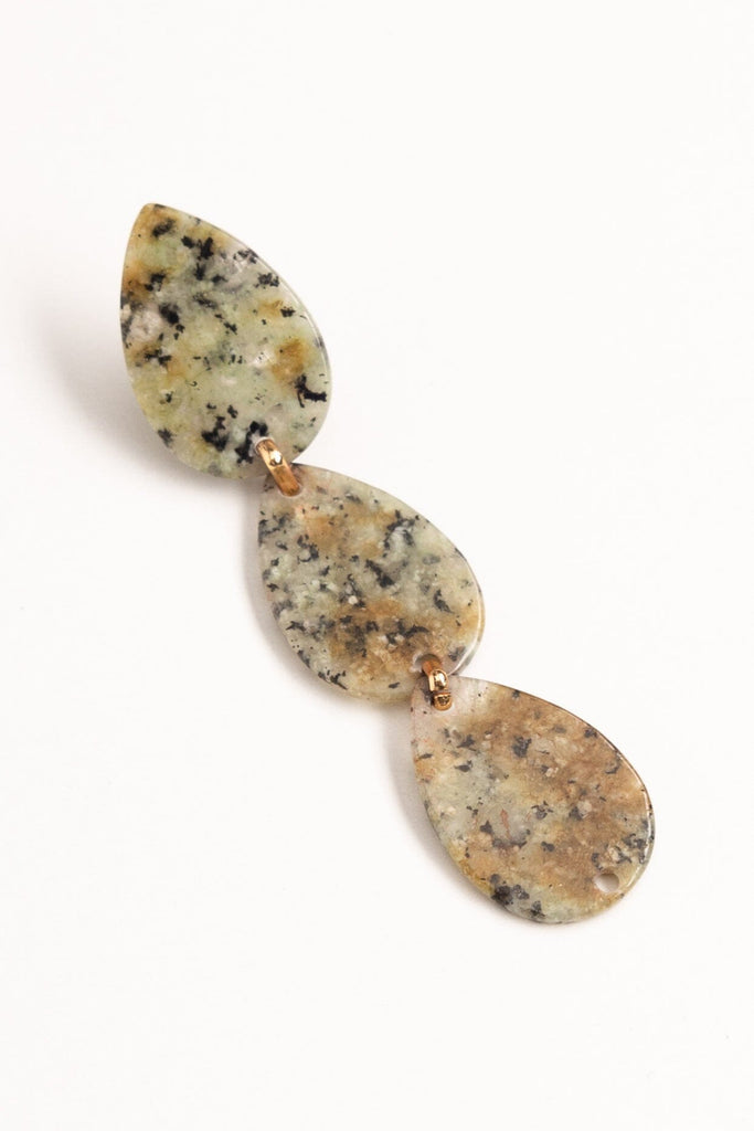 Amazonite Trio Drop Earrings - Nakamol