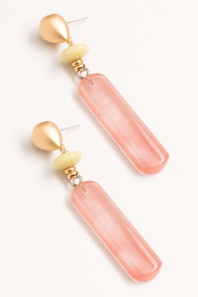 Cherry Briolette Drop Earrings - Nakamol