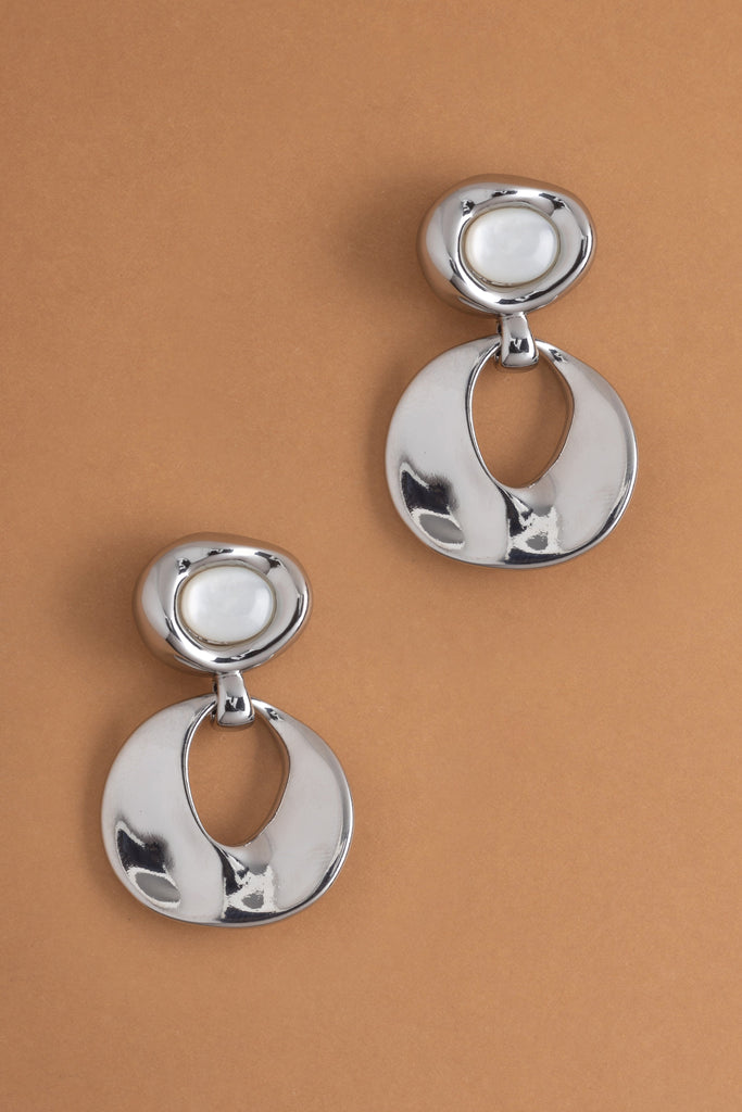 Sterling Rhodium Earrings - Nakamol