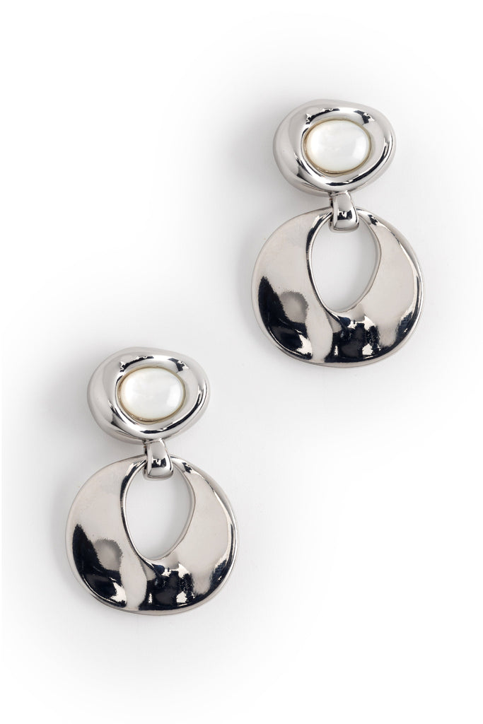 Sterling Rhodium Earrings - Nakamol