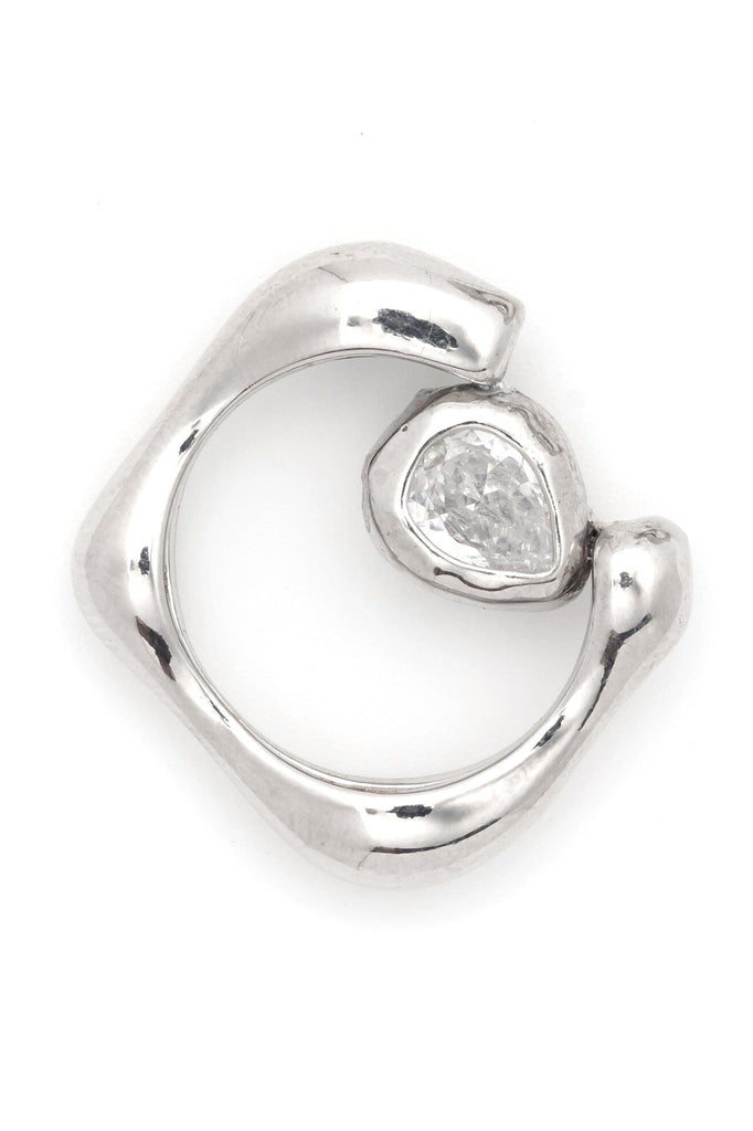 Pixie Crystal Rhodium Earrings - Nakamol