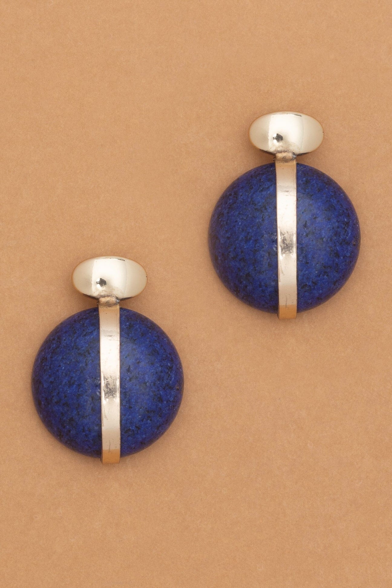 Lapis Lunar Earrings - Nakamol