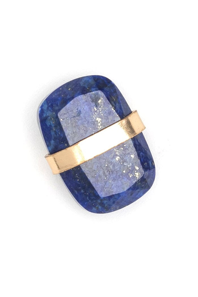 Baguette Lapis Earrings - Nakamol