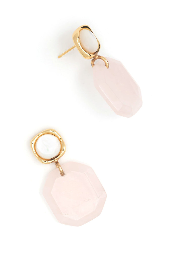 Pink Shell Earrings - Nakamol