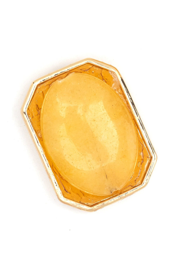 Yellow Gold Chunky Stud Earrings - Nakamol