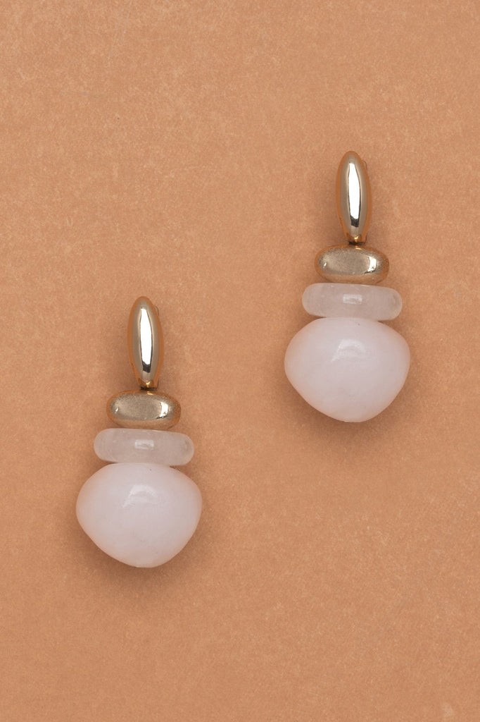 Pink Mix Short Earrings - Nakamol