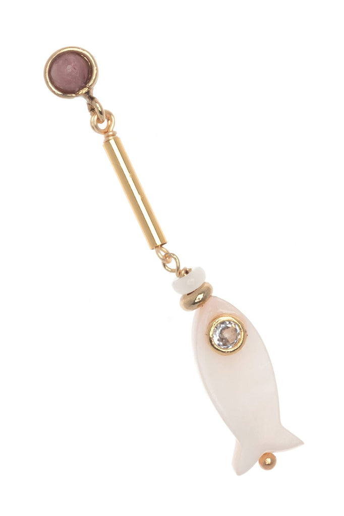 Fish Shell Drop Earrings - Nakamol