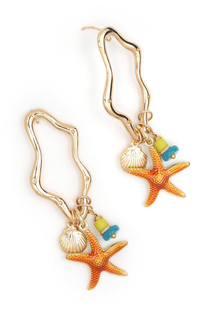 Sandy Beach Charm Earrings - Nakamol