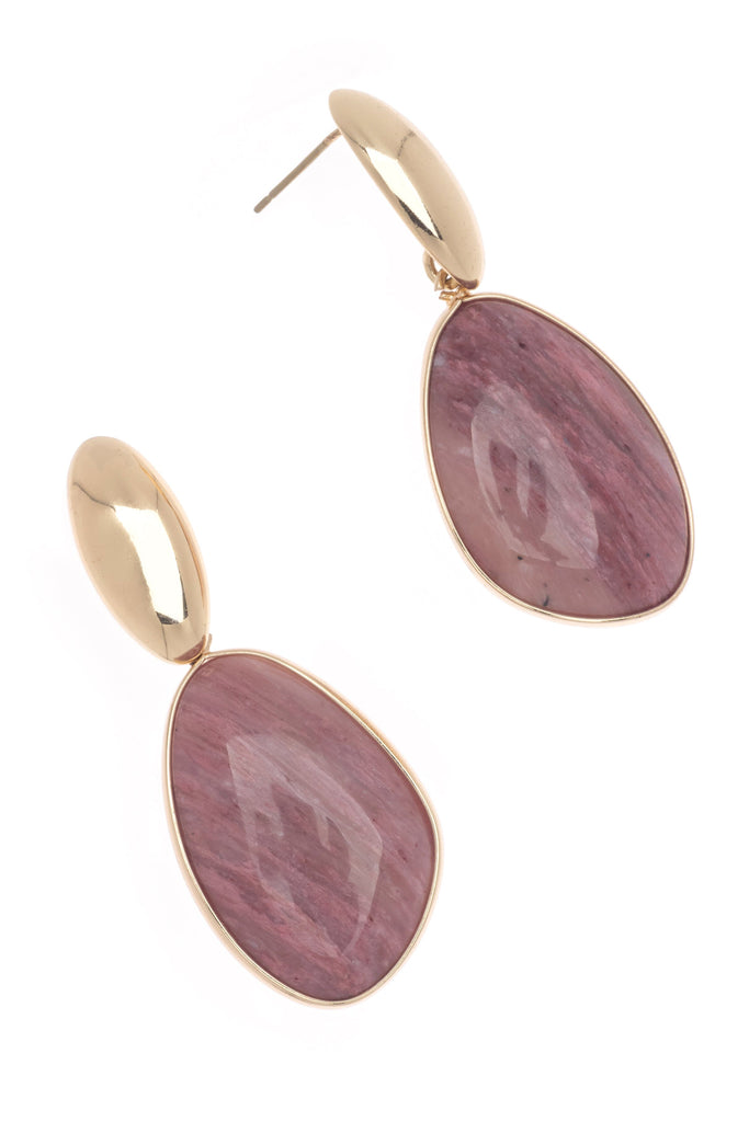 Rhodolite Chunky Earrings - Nakamol