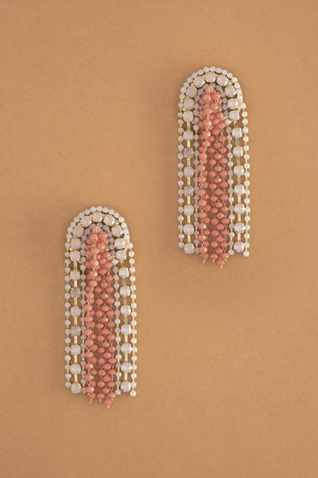Pink Mix Beaded Artisan Earrings - Nakamol