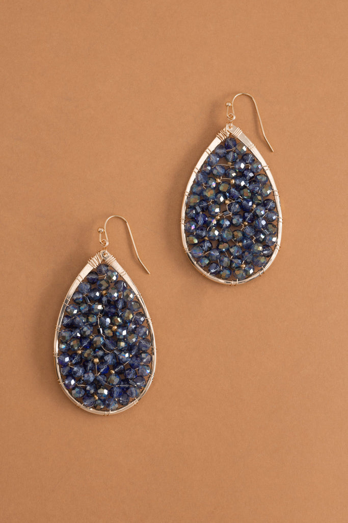 Montana Blue Teardrop Earrings - Nakamol