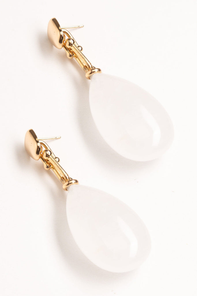 Moonstone Tear Drop Earrings - Nakamol