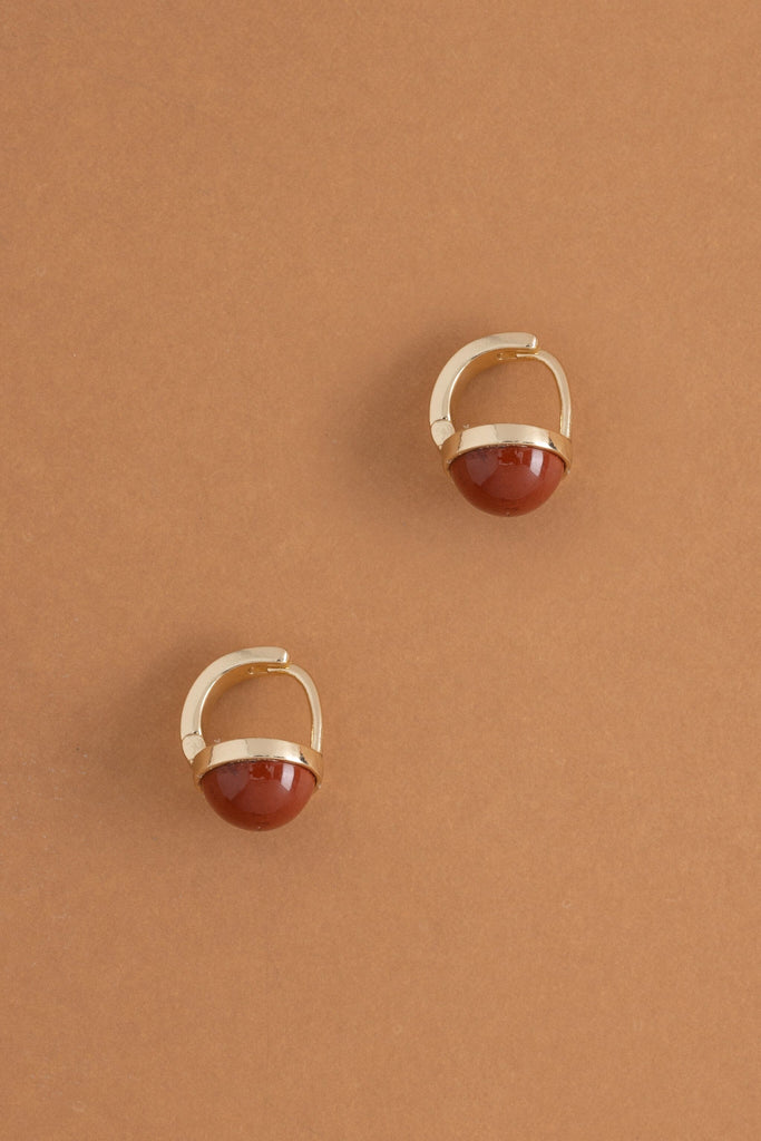 Brown Jasper Jelly Earrings - Nakamol