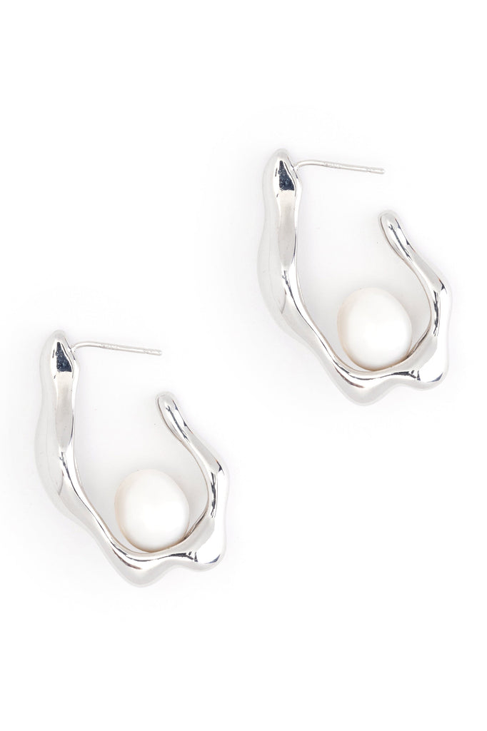 Textured Pearl Earrings - Nakamol