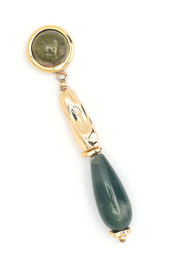 Unakite Long Drop Earrings - Nakamol