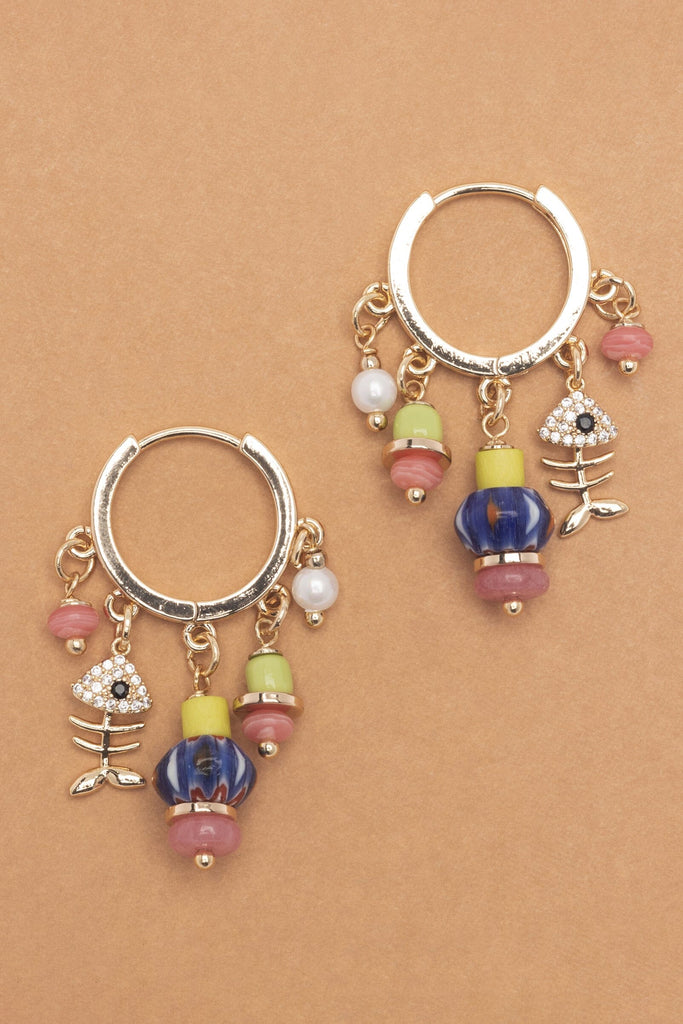 Colorful Charm Earrings - Nakamol