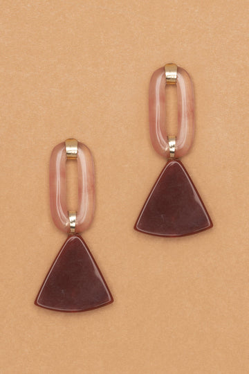 STRAWBERRY QUARTZ CARNELIAN EARRINGS - Nakamol