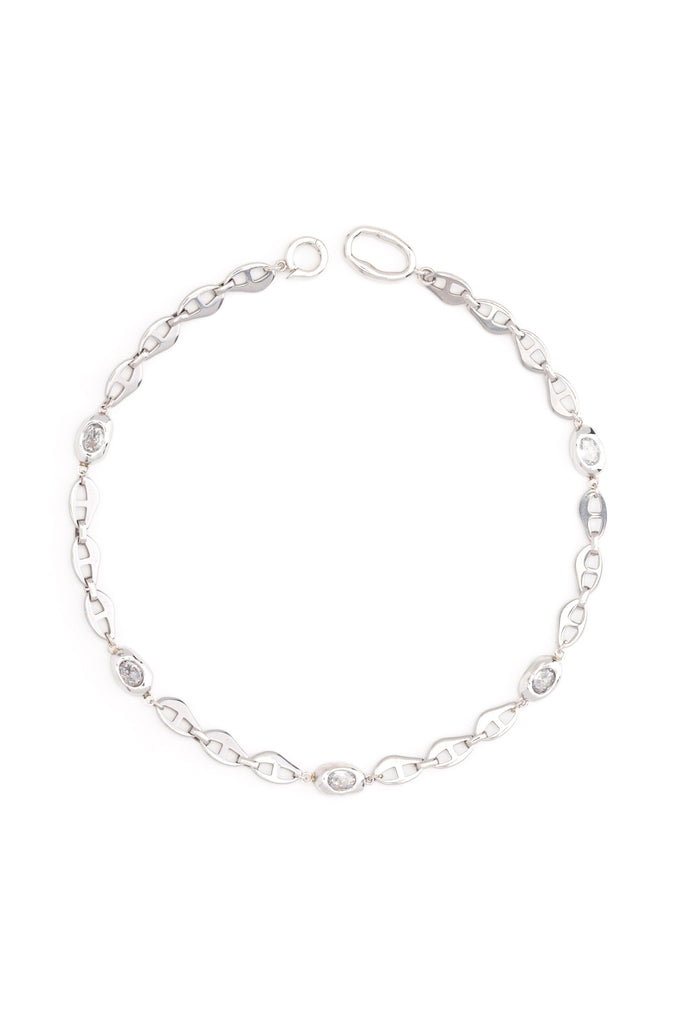 Figure Eight Clear Stone Necklace - Nakamol