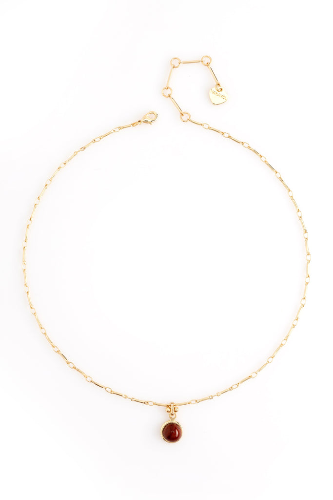 Brown Coin Pendant Necklace - Nakamol