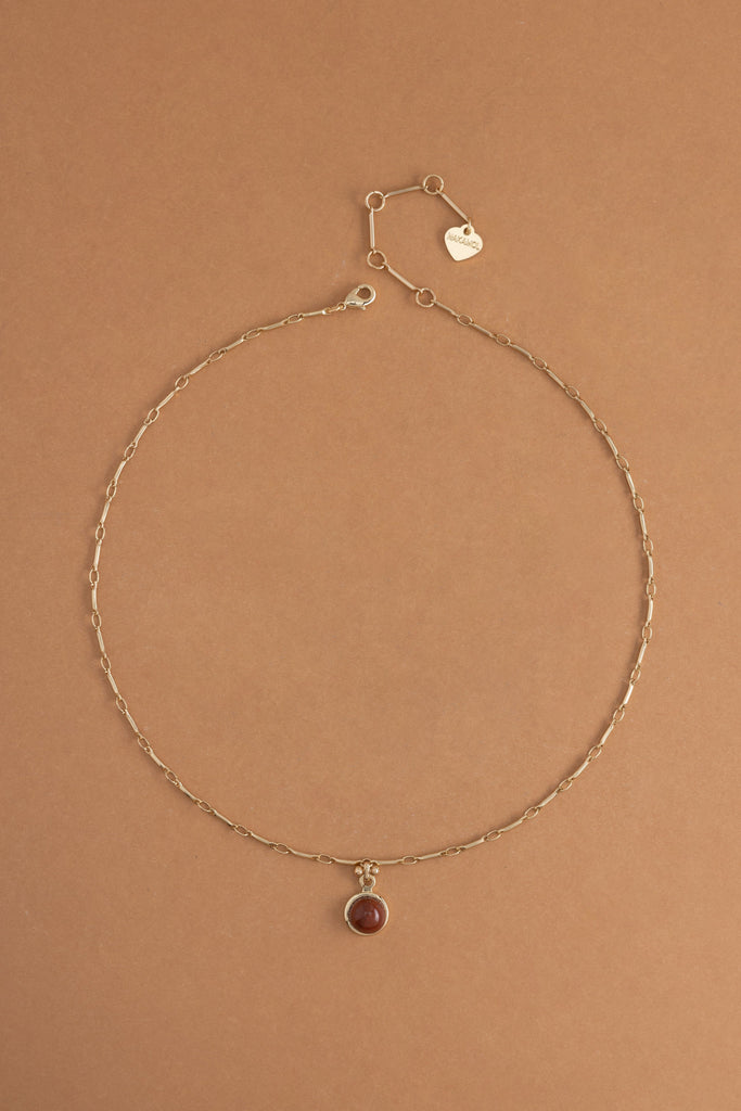 Brown Coin Pendant Necklace - Nakamol