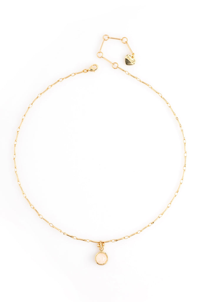 Blush Coin Pendant Necklace - Nakamol