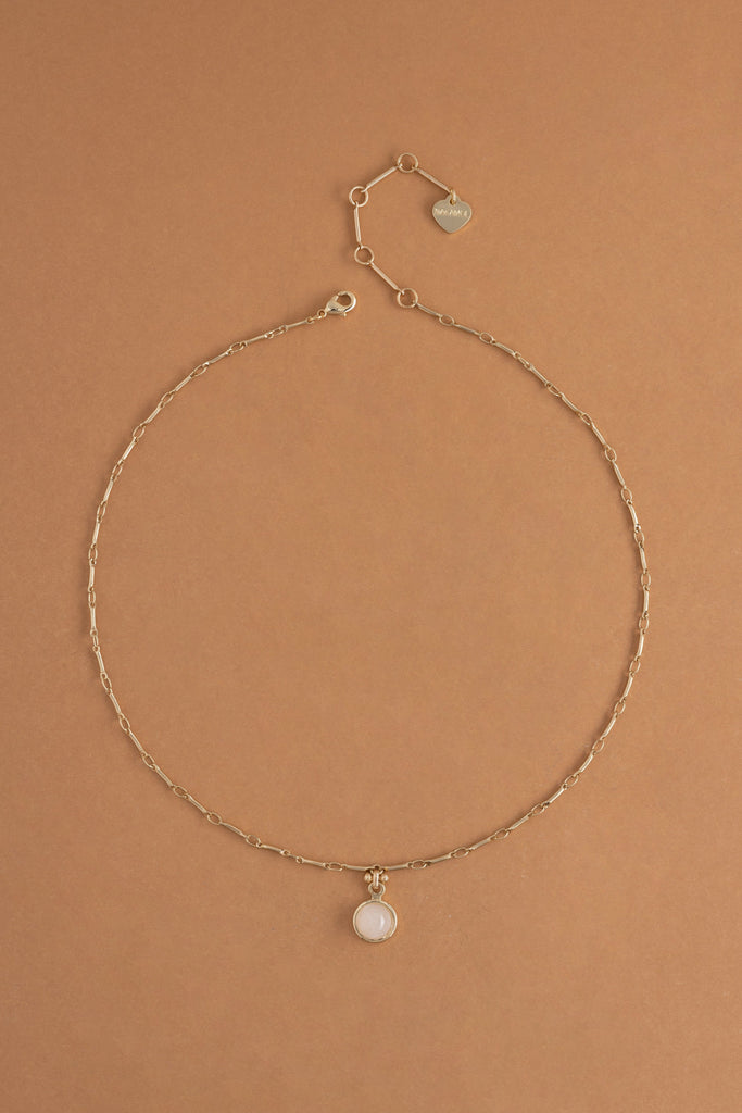 Blush Coin Pendant Necklace - Nakamol